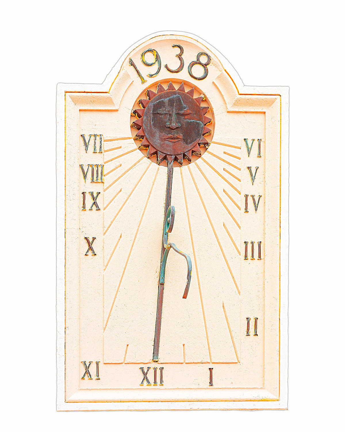 Art Deco Sundial Print For Sale