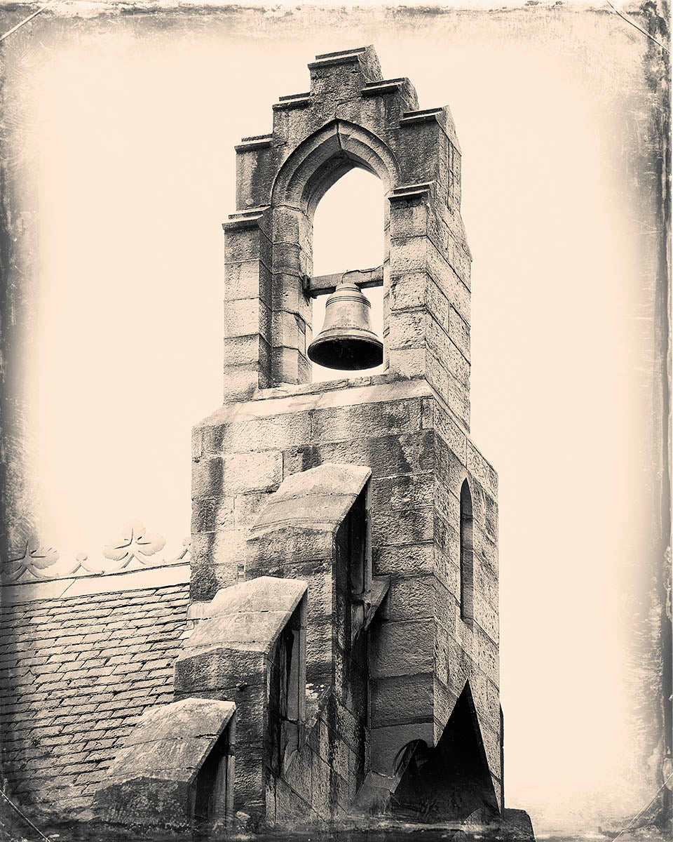 Old Irish Church Tower Print