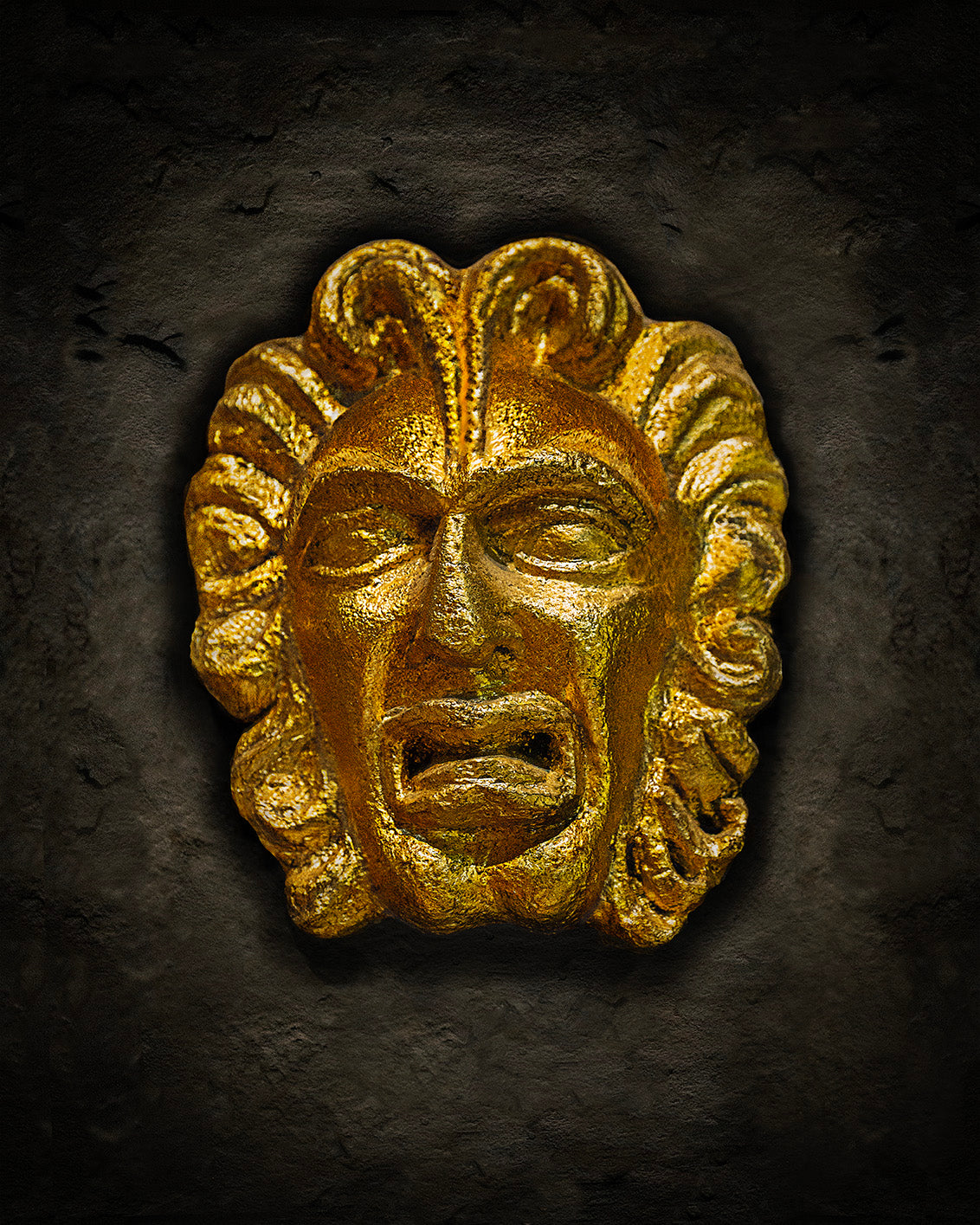 Golden Satire Print